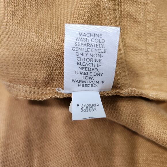 J Jill Modern Barn Knit Shacket Jacket Button Tan Camel Soft Casual, M Petite - Picture 10 of 10